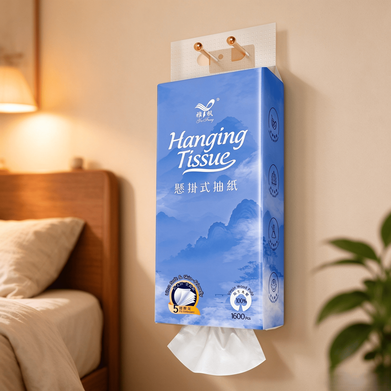 Hanging 5-Ply Tissue 吊り下げ5層ティッシュ