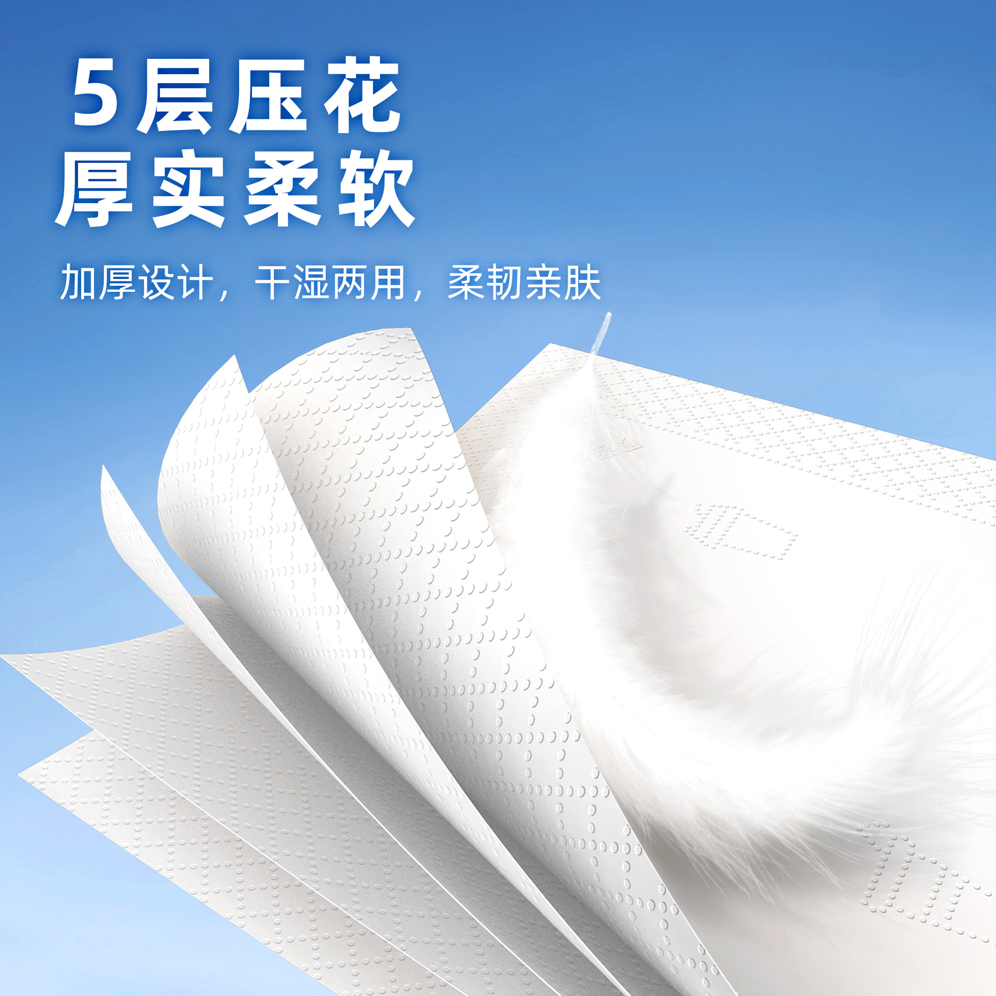 新しいデザインの卸売 5 層吊り下げ調剤ティッシュバージン木材パルプソフト & 吸収性